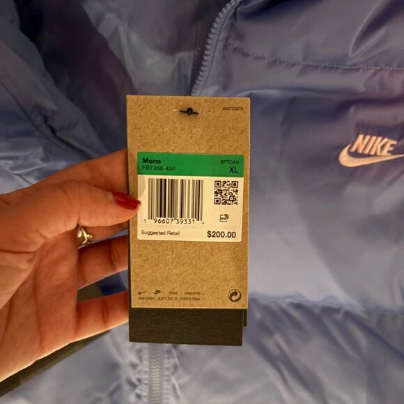 Nike Sportswear Club Puffer Jacket Polar Blue - Picture 11 of 11